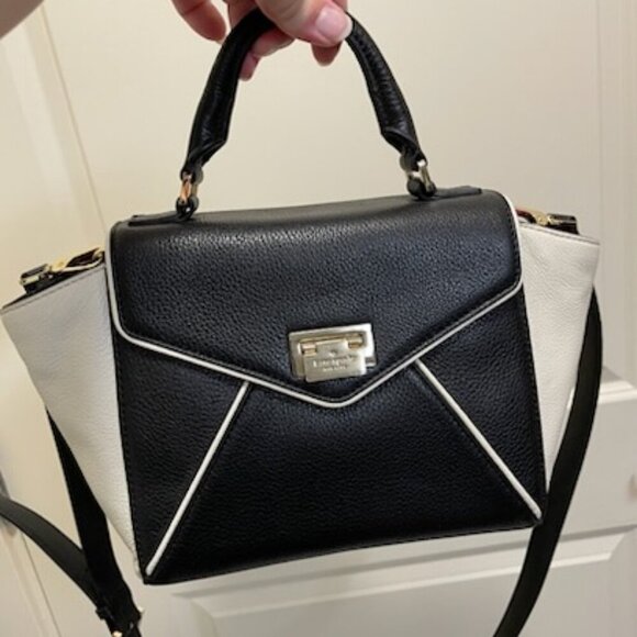 kate spade Handbags - Kate Spade Black and White Crossbody Bag